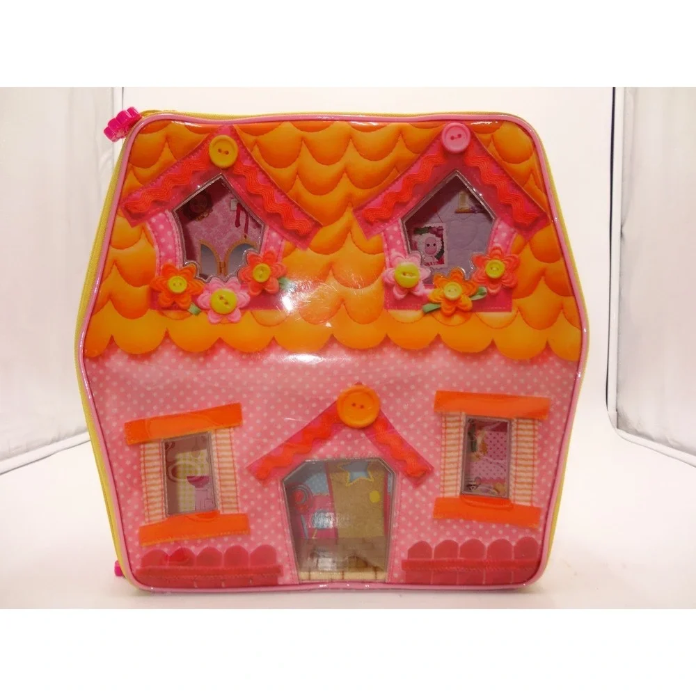 Lalaloopsy Carry Along Case & Doll House  2 Mini Dolls included Sunny‎ and Spot